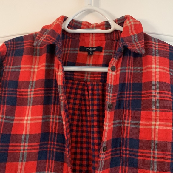 Madewell Plaid Flannel - Picture 3 of 9